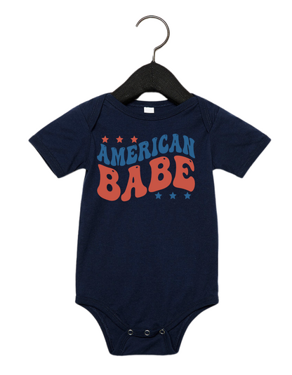 Infant Wavy American Babe Onesie