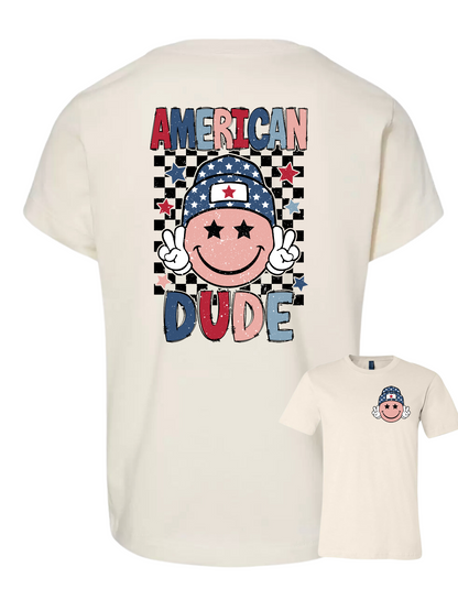 Toddler American Dude with Pocket Tee