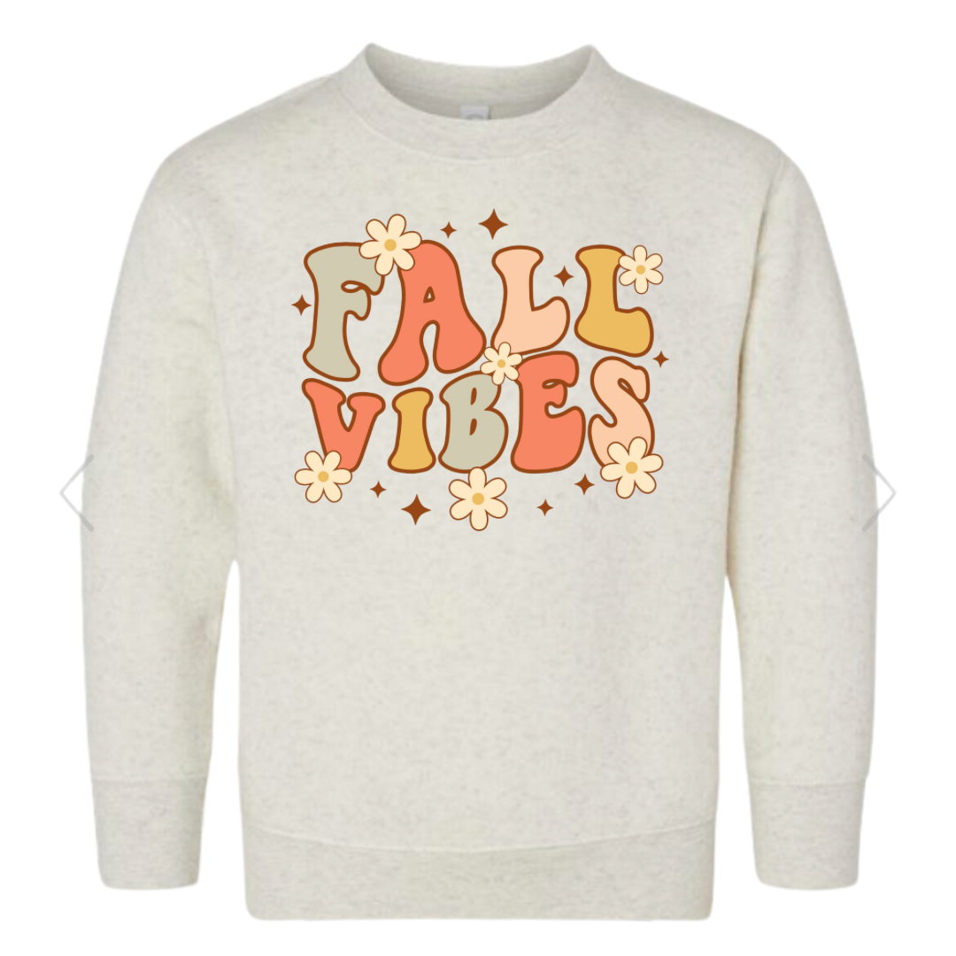 Youth Fall Vibes Crewneck