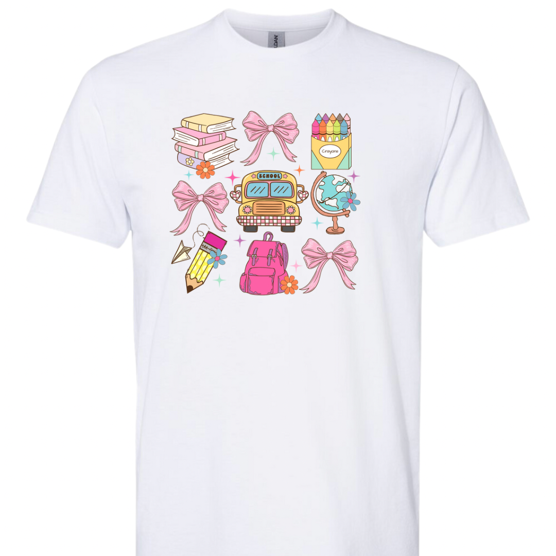 Women's Buses and Bows Tee