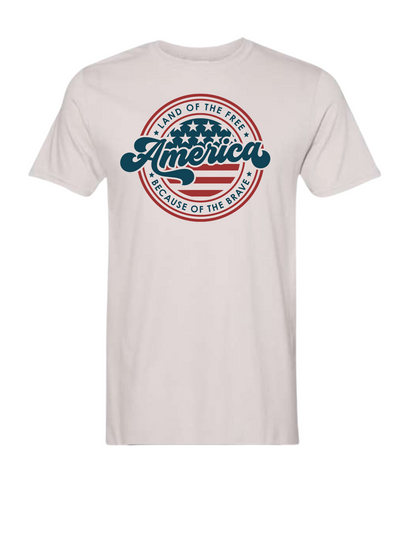 Men's America Land of the Free Tee