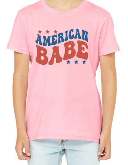 Youth Wavy American Babe Tee