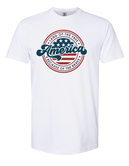 Men's America Land of the Free Tee