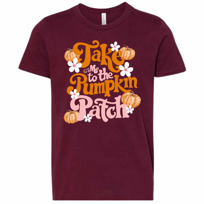 Toddler Take Me To The Pumpkin Patch Tee