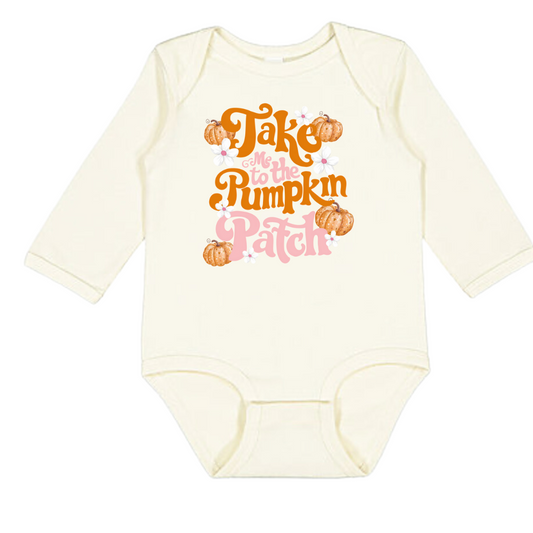 Infant Take Me To The Pumpkin Patch Onesie