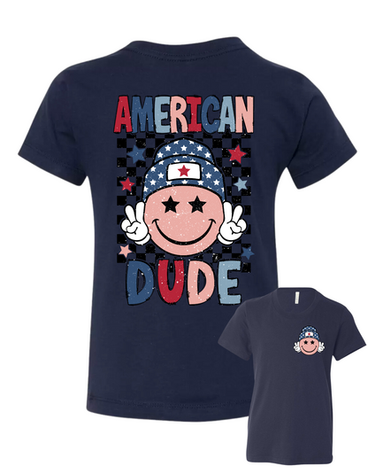 Toddler American Dude with Pocket Tee