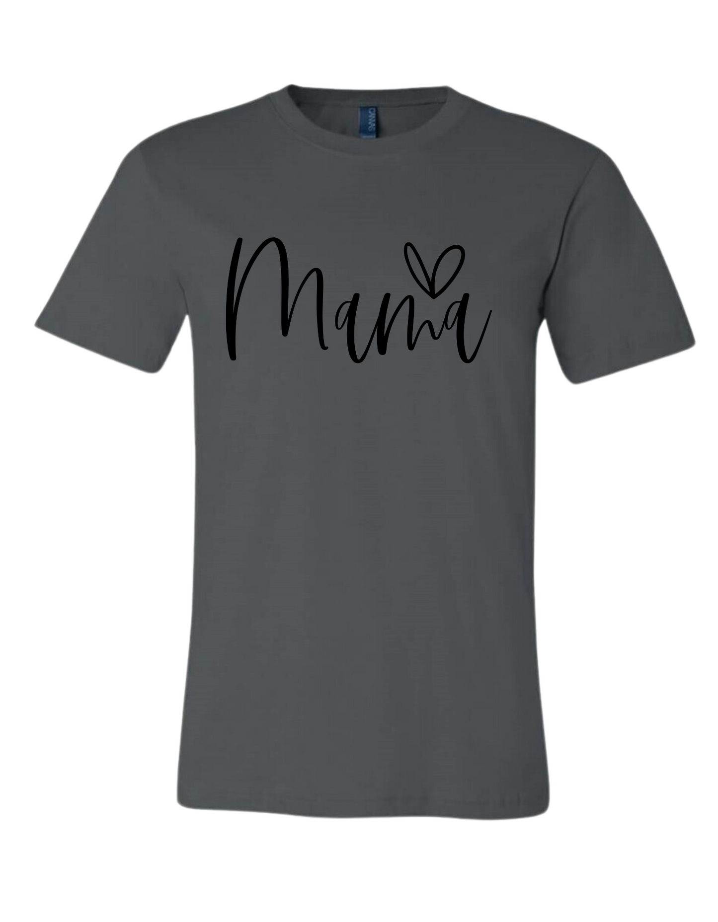 Women's Mama Script Heart Tee