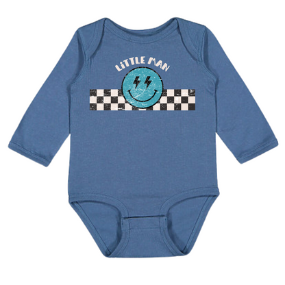 Infant Little Man Long Sleeve Onesie