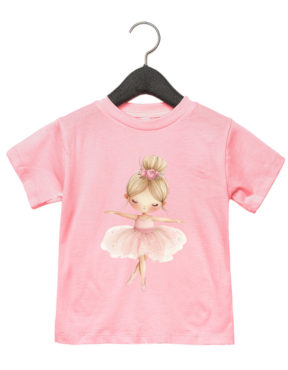 Toddler Blonde Ballerina Tee