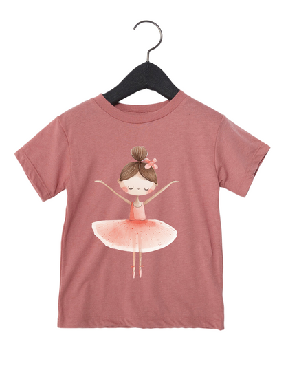 Toddler Brunette Ballerina Tee