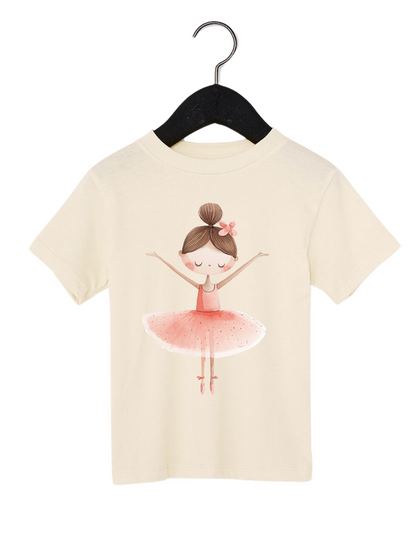 Toddler Brunette Ballerina Tee