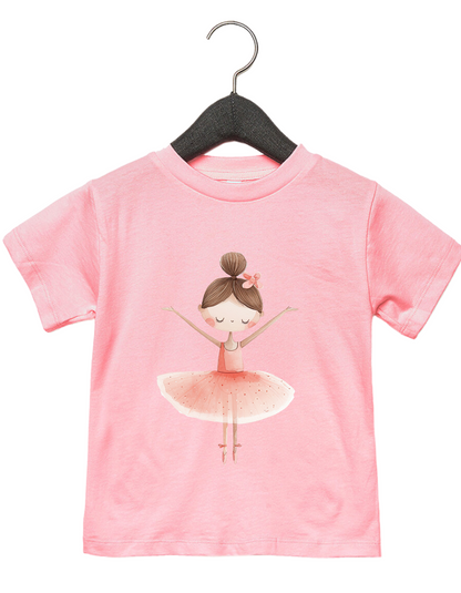 Toddler Brunette Ballerina Tee
