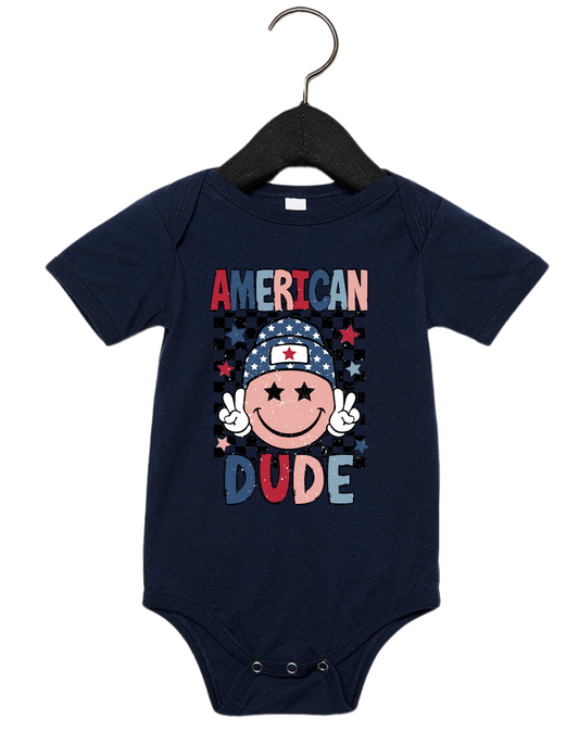 Infant American Dude Onesie