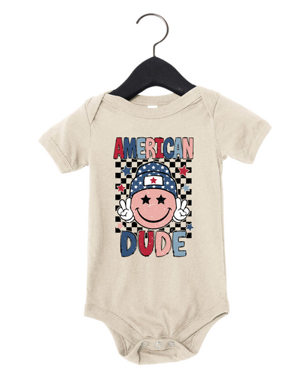 Infant American Dude Onesie