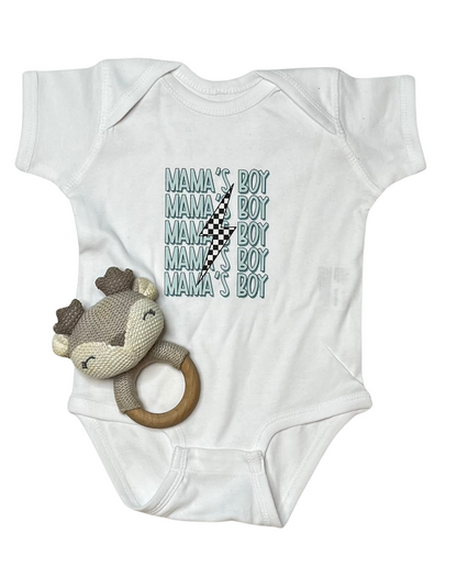 Mama's Boy Bolt Onesie or Tee