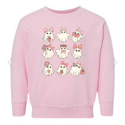 Youth Girly Ghosts Crewneck