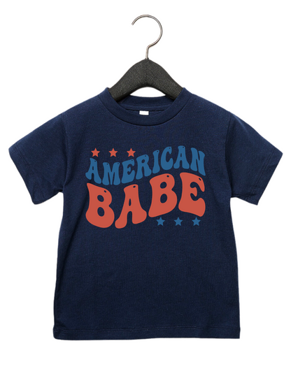 Toddler Wavy American Babe Tee