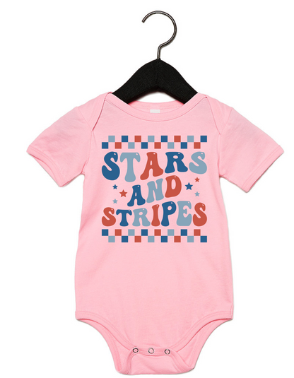 Infant Stars and Stripes Onesie