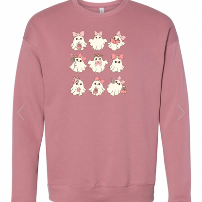 Women's Girly Ghosts Crewneck