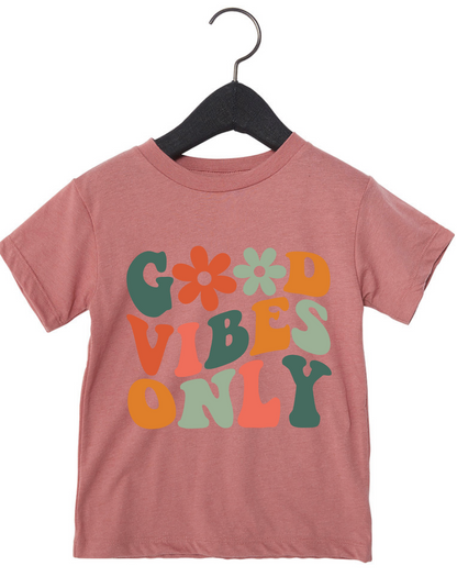 Toddler Good Vibes Only Tee