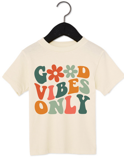 Toddler Good Vibes Only Tee