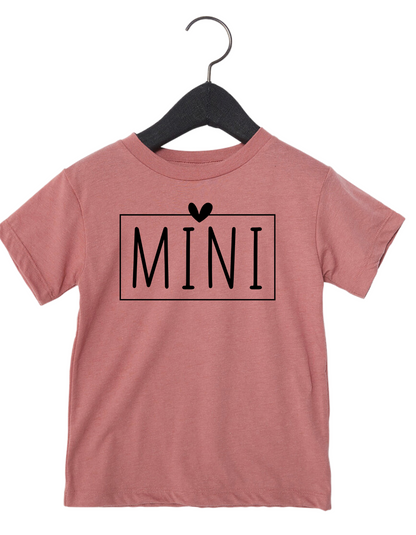 Heart Mini Onesie or Tee