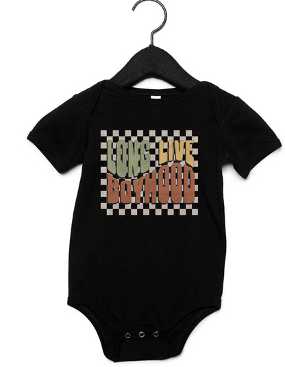 Infant Long Live Boyhood Onesie