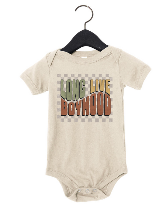 Infant Long Live Boyhood Onesie