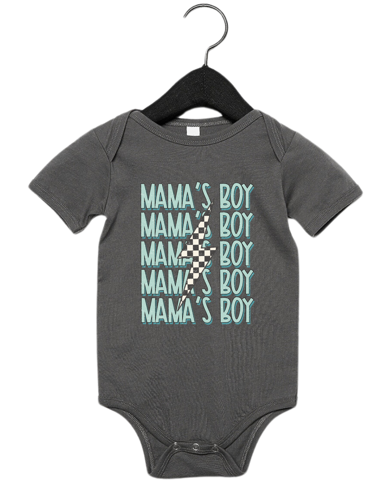 Mama's Boy Bolt Onesie or Tee