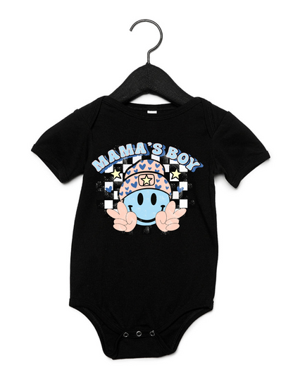 Mamas Boy Smile Onesie or Tee