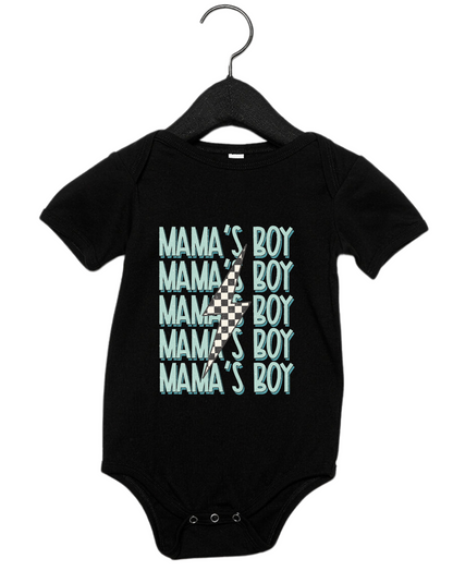 Mama's Boy Bolt Onesie or Tee