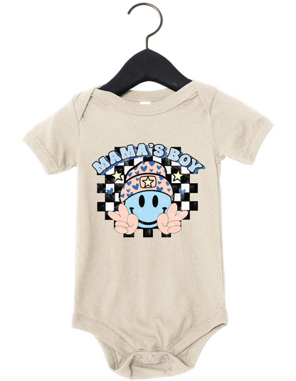 Mamas Boy Smile Onesie or Tee