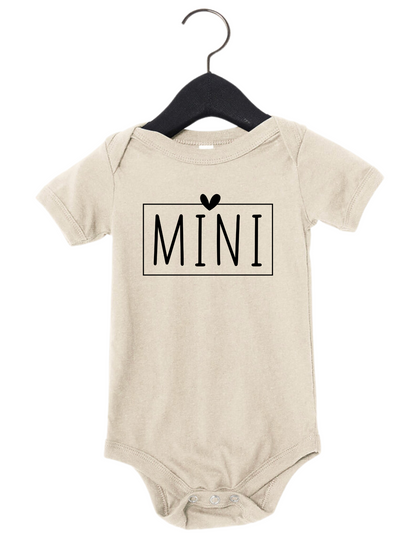 Heart Mini Onesie or Tee