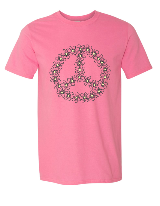 Women's Daisy Peace Sign Tee