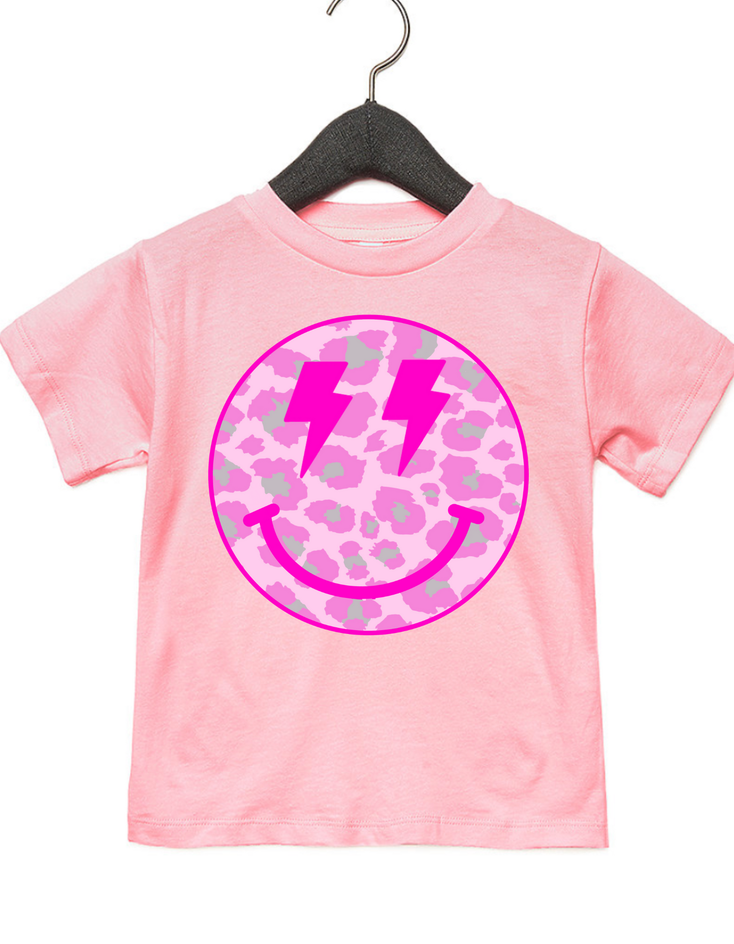 Toddler Pink Smiley Tee