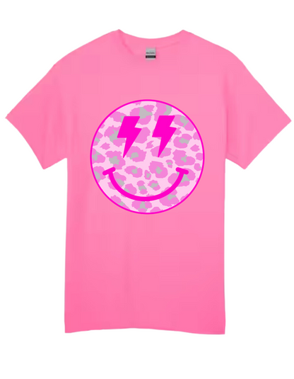 Youth Pink Smiley Tee