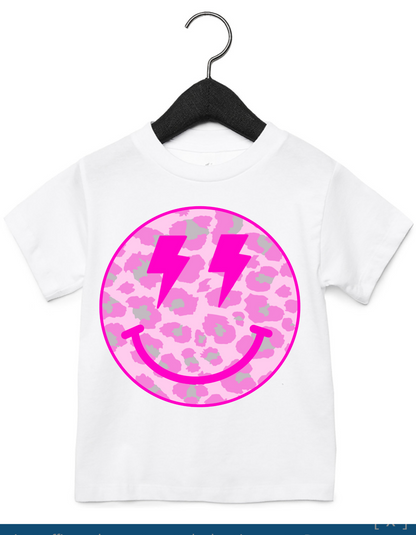 Toddler Pink Smiley Tee