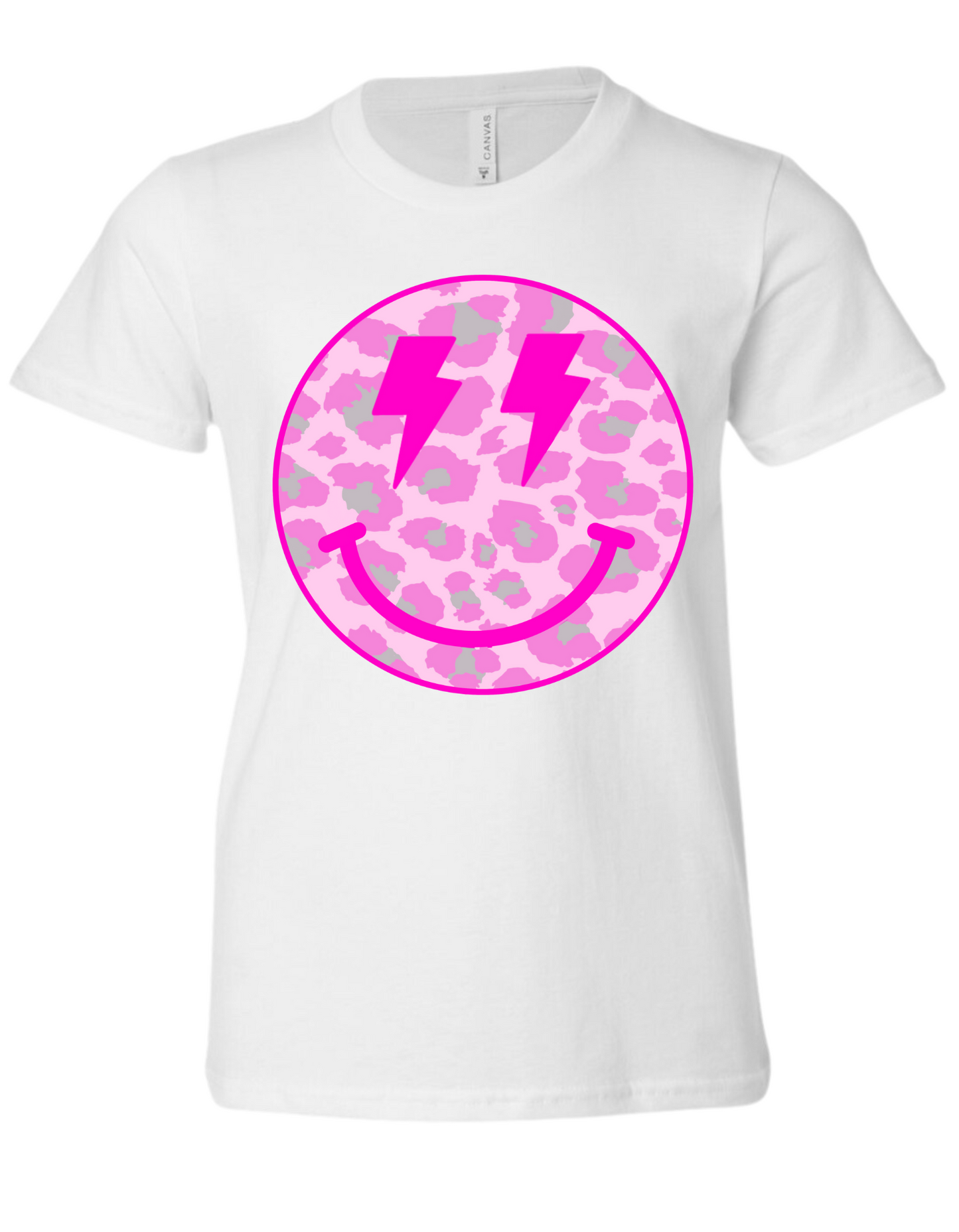 Youth Pink Smiley Tee