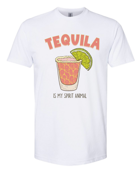 Women's Tequila Is My Spirit Animal Tee