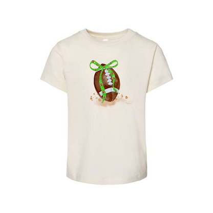 Toddler Football and Bow Tee