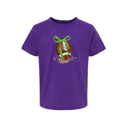 Toddler Football and Bow Tee