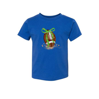Toddler Football and Bow Tee