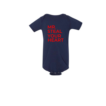 Infant Mr. Steal Your Heart Onesie