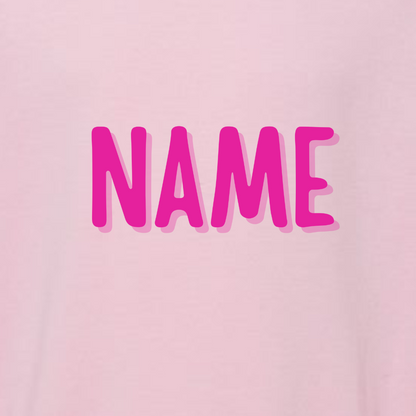 Toddler Custom Peace Love Softball Crewneck