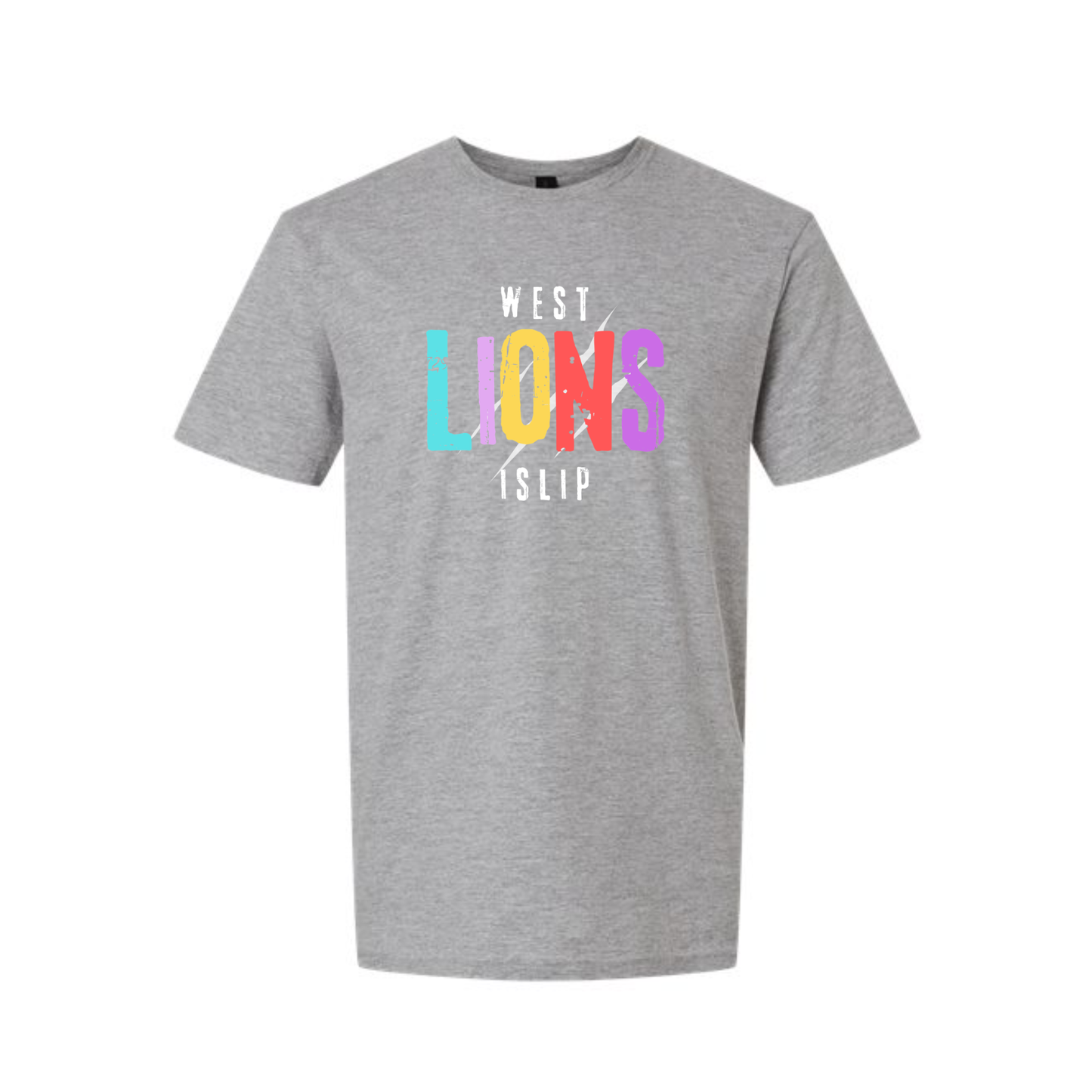 Adult Unisex Colorful Lions Tee