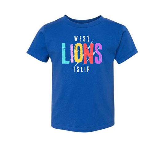 Youth Colorful Lions Tee