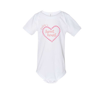 Infant Daddy's Sweet Heart Onesie