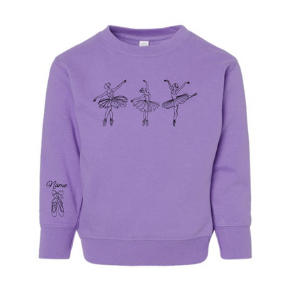 Toddler Custom Ballerina Crewneck
