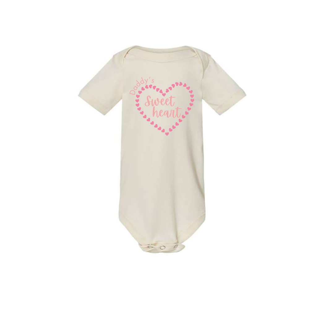 Infant Daddy's Sweet Heart Onesie