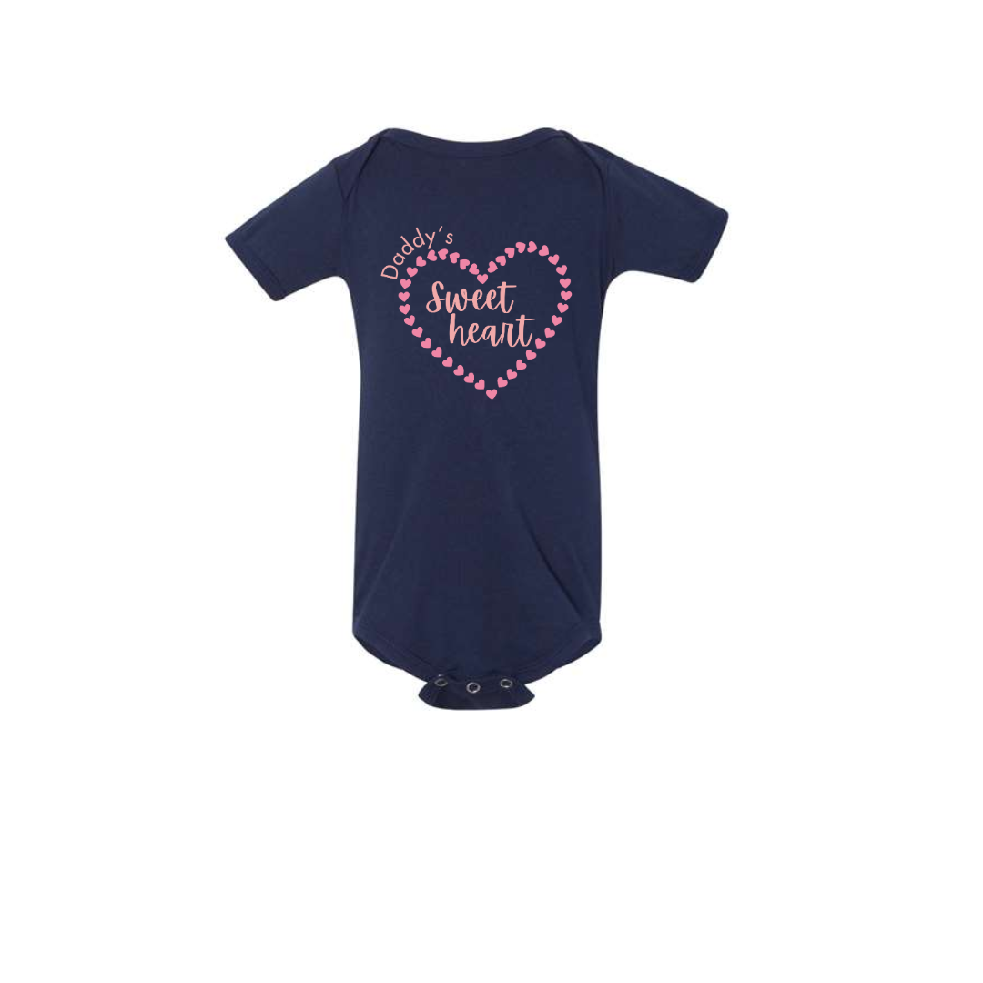 Infant Daddy's Sweet Heart Onesie